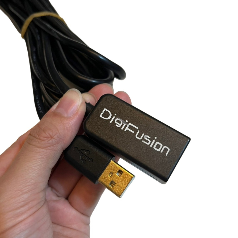 ❮二手❯ DigiFusion 伽利略 USB 2.0 主動式訊號放大延長線 5米/10米 內建放大晶片 傳輸不掉線-細節圖2