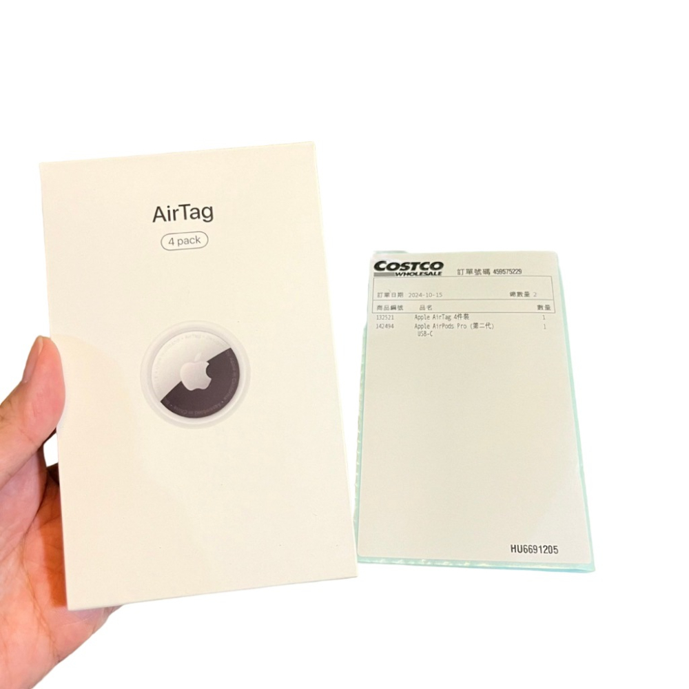 ❮全新❯ 美國 Apple AirTag 藍牙追蹤器 單個拆賣 好市多購入正品 尋找物品防丟神器 全新未使用 2024年-細節圖5