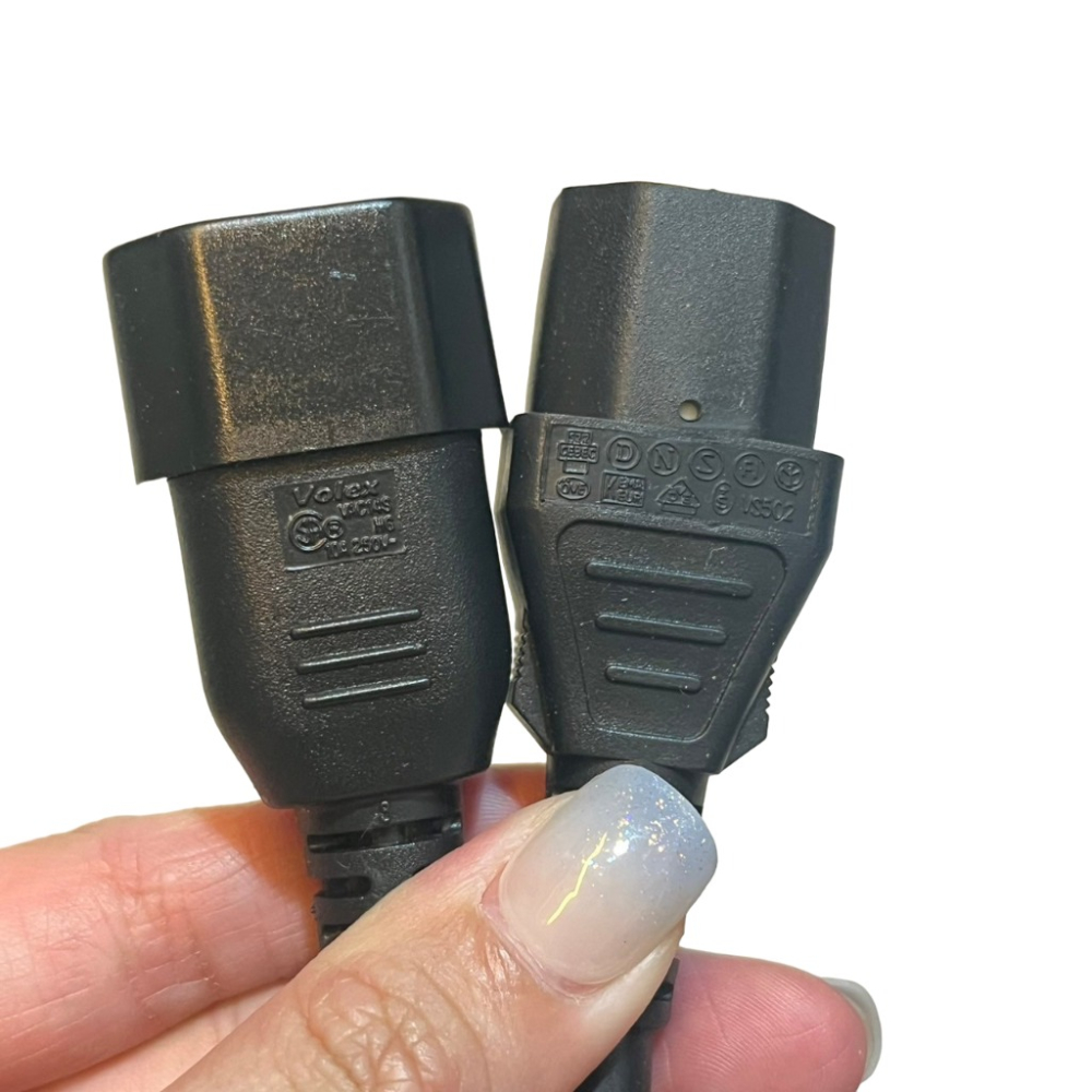 ❮二手❯ 標準 3 Pin 電源延長線 300cm 公對母 品字頭延伸 加粗純銅芯 電腦主機/螢幕專用 二手良品-細節圖3