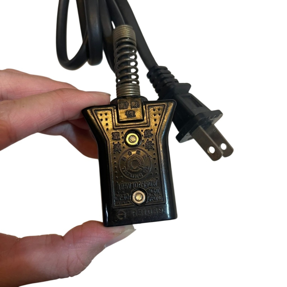 ❮二手❯ TATUNG 大同 原廠電鍋電源線 AC-9 125V 10A 990W 面寬3cm 6人/10人/11人份-細節圖4