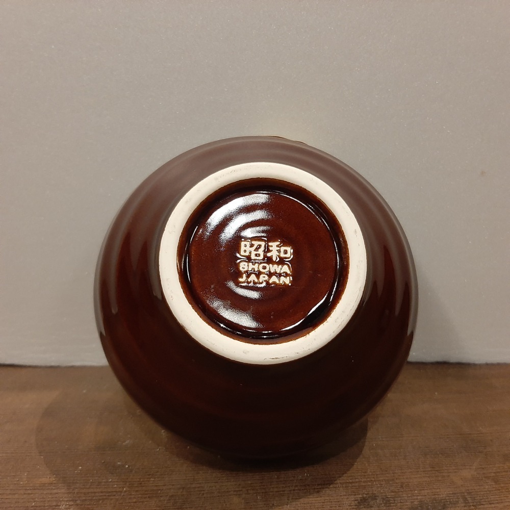 〔那那勇選品〕昭和製陶 赤釉粉旋茶碗-日本製-細節圖3