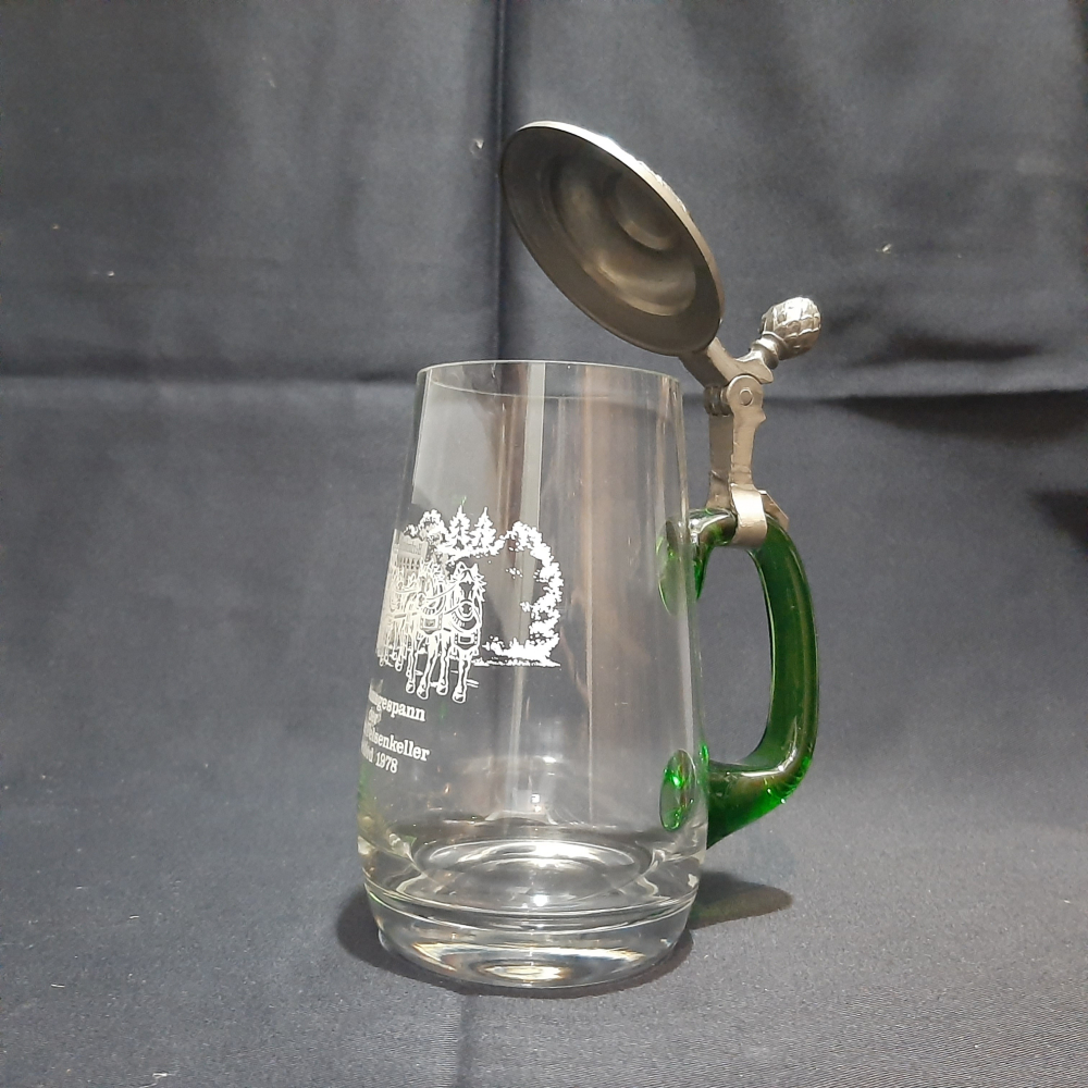 〔那那勇選品〕德國錫蓋1978年紀念啤酒杯 - 歐洲製老件-細節圖4