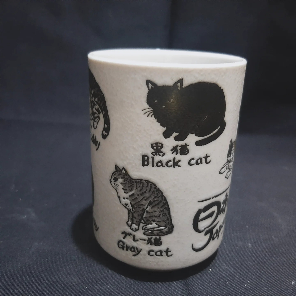 〔那那勇選品〕日本貓手握杯 輕量陶 - 日本製-細節圖3