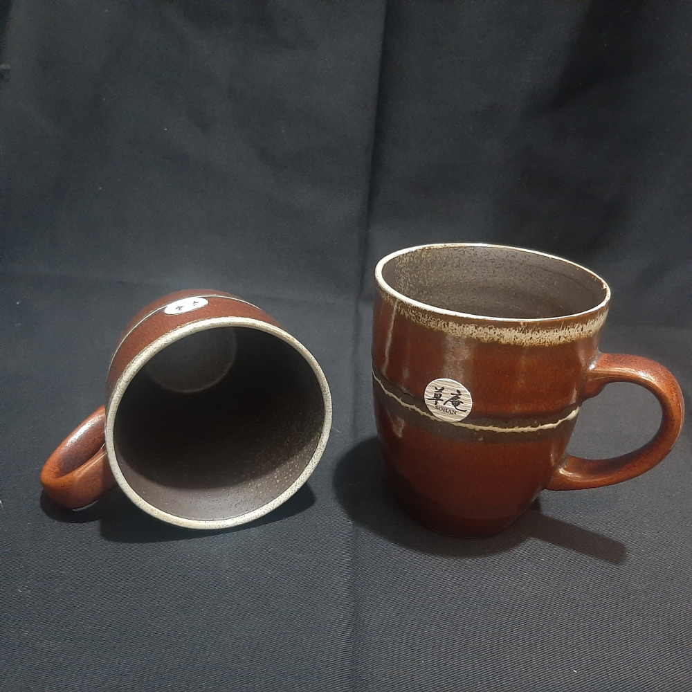 〔那那勇選品〕草庵SOHAN製陶 赤釉/綠釉 馬克杯 -日本製-細節圖3