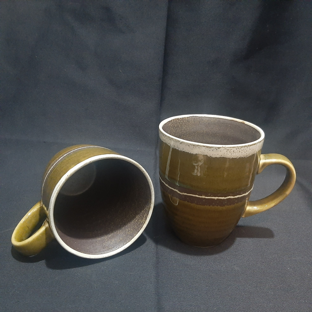 〔那那勇選品〕草庵SOHAN製陶 赤釉/綠釉 馬克杯 -日本製-細節圖5