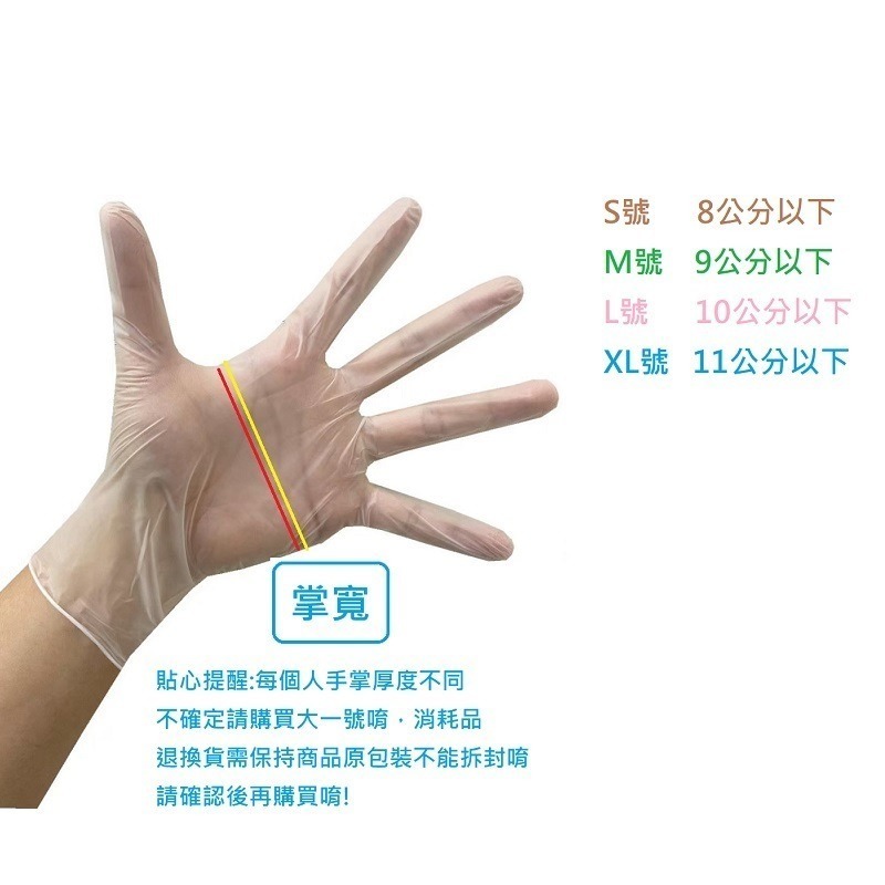 美恆-PVC手套 厚款 彩繪系列 無粉手套 塑膠手套 透明手套 一次性手套 拋棄式手套 開發票 PVC手套 清潔用手套-細節圖5