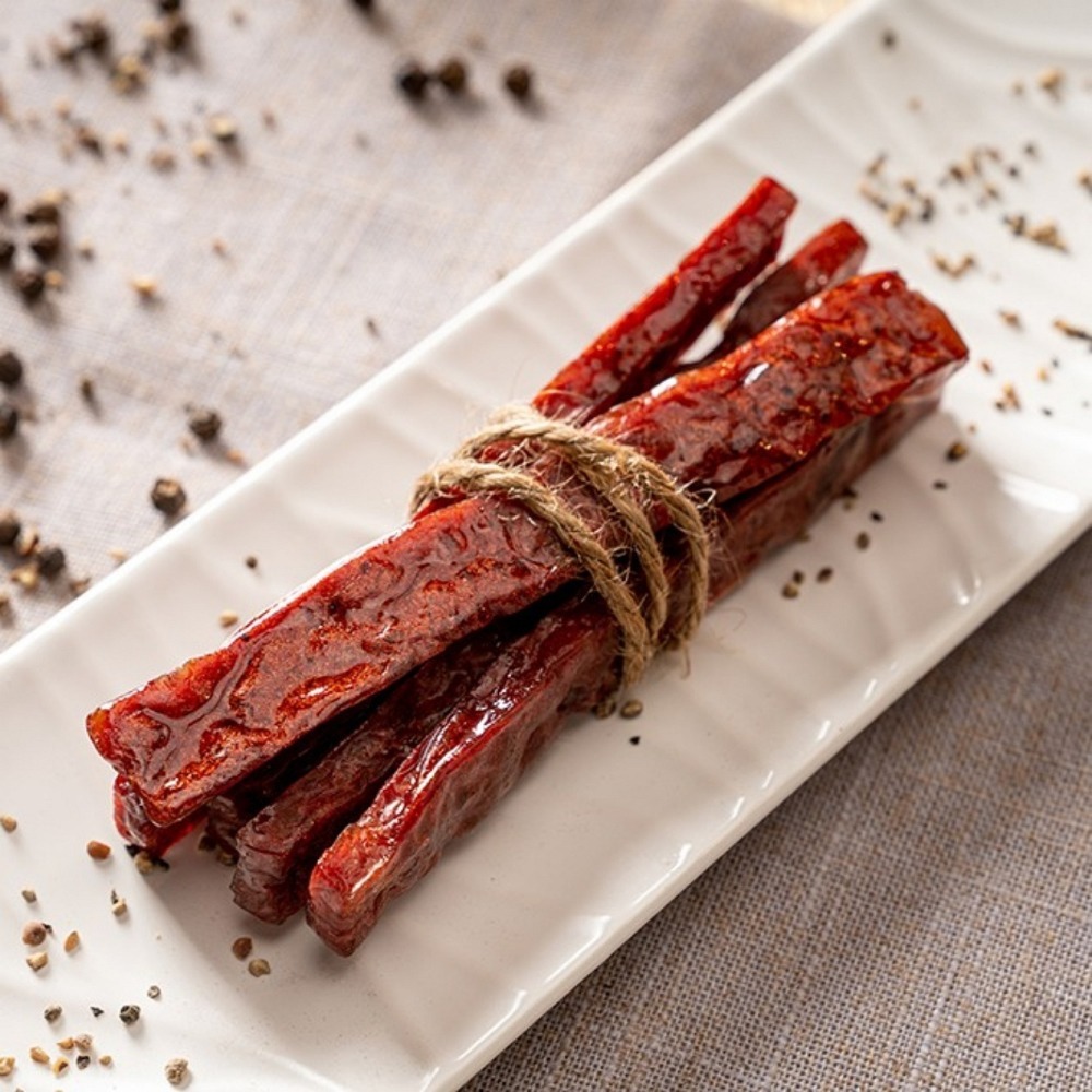 豬肉乾 蜜汁豬肉乾 起司豬肉乾【買10送1】 爆汁豬肉條 零食 網紅零嘴 休閒零食 零食 辦公室零食 零嘴  團購-細節圖11