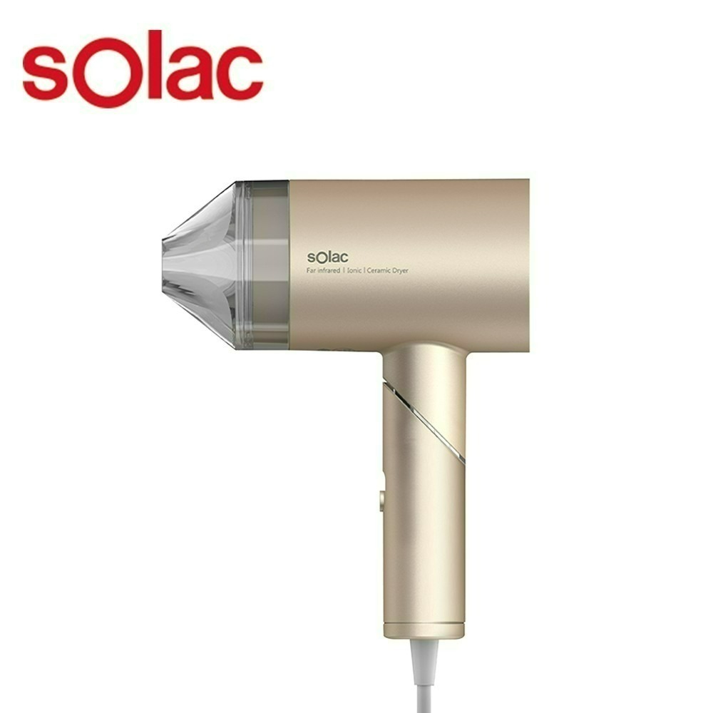 Solac 負離子生物陶瓷吹風機 金 HCL-501K-細節圖3