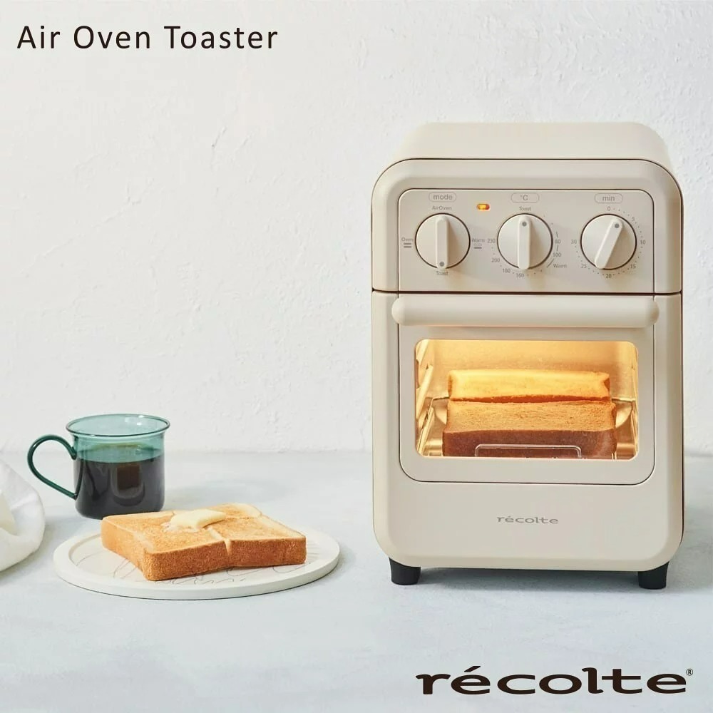 RECOLTE Air Oven Toaster 氣炸烤箱 RFT-1 經典紅/奶油白/磨砂灰-細節圖3