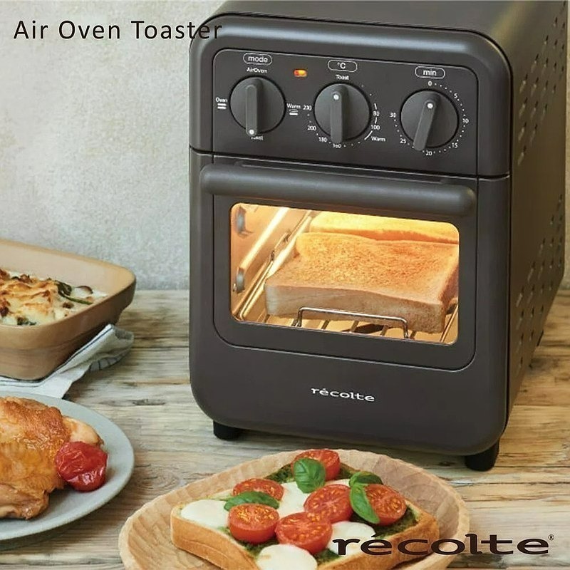 RECOLTE Air Oven Toaster 氣炸烤箱 RFT-1 經典紅/奶油白/磨砂灰-細節圖5