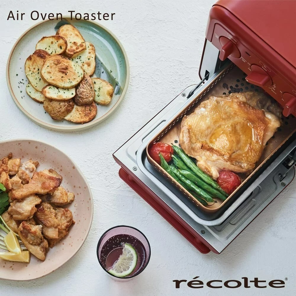 RECOLTE Air Oven Toaster 氣炸烤箱 RFT-1 經典紅/奶油白/磨砂灰-細節圖4