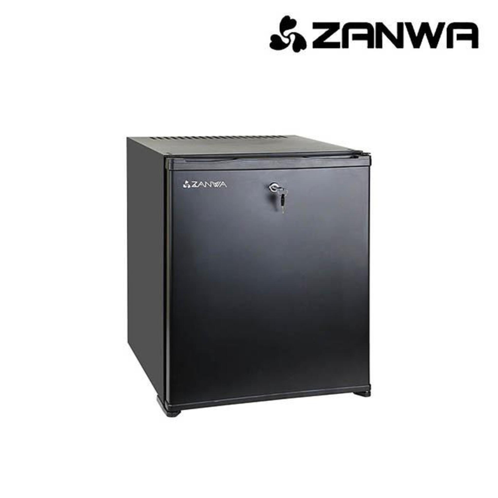 ZANWA 晶華 40L熱吸收式節能鋼化實門冰箱(附鎖孔) 黑 SG-42AS(B1)-細節圖3