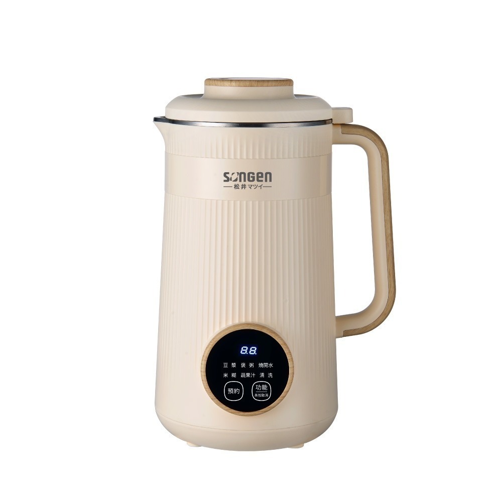 松井 多功能蔬果輔食冷熱調理機/豆漿機 1.6L 黃 SG-332JU-細節圖2
