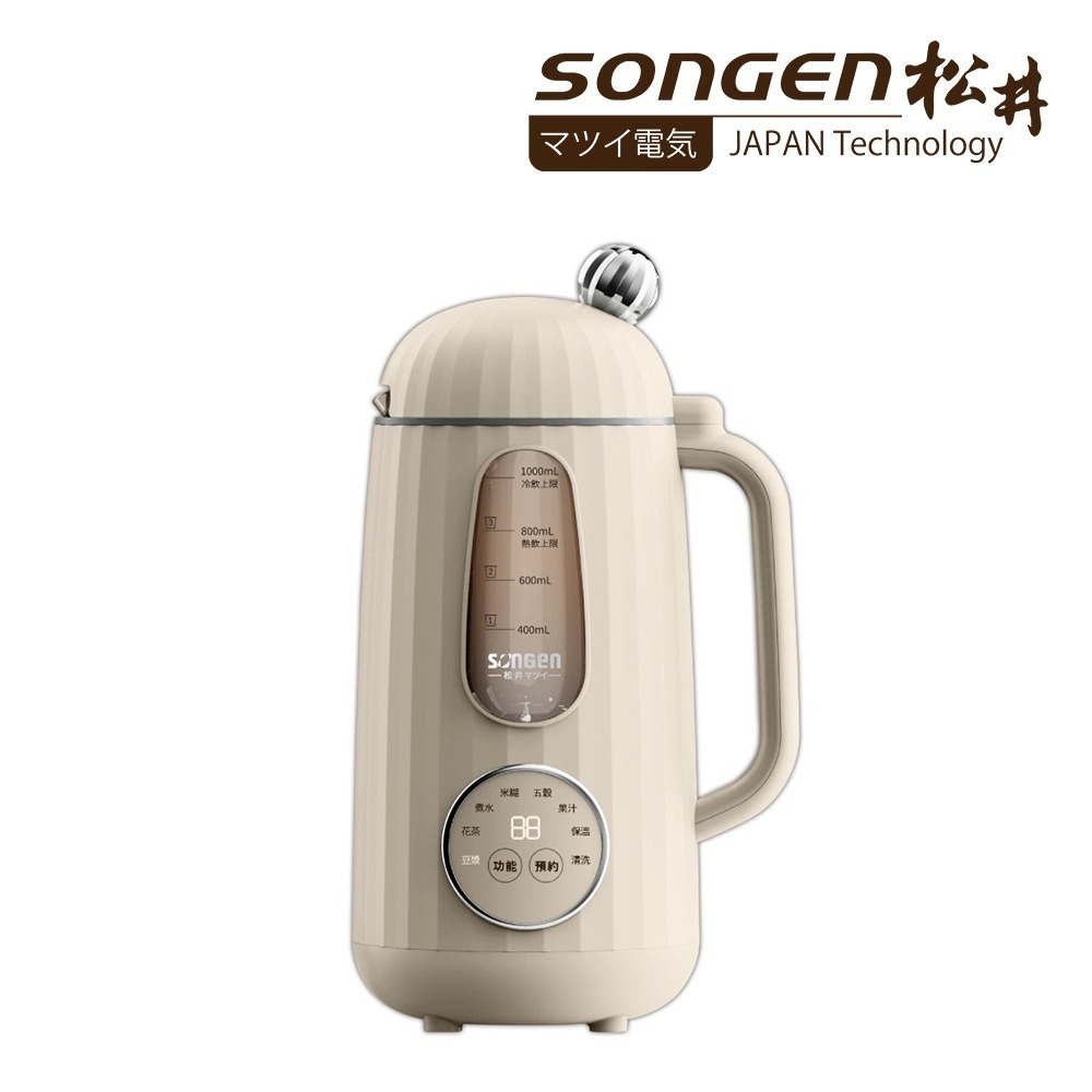 SONGEN 松井 美廚多功能蔬果破壁冷熱調理豆漿機/破壁機/果汁機/快煮壺/輔食機機 SG-358JU-細節圖2