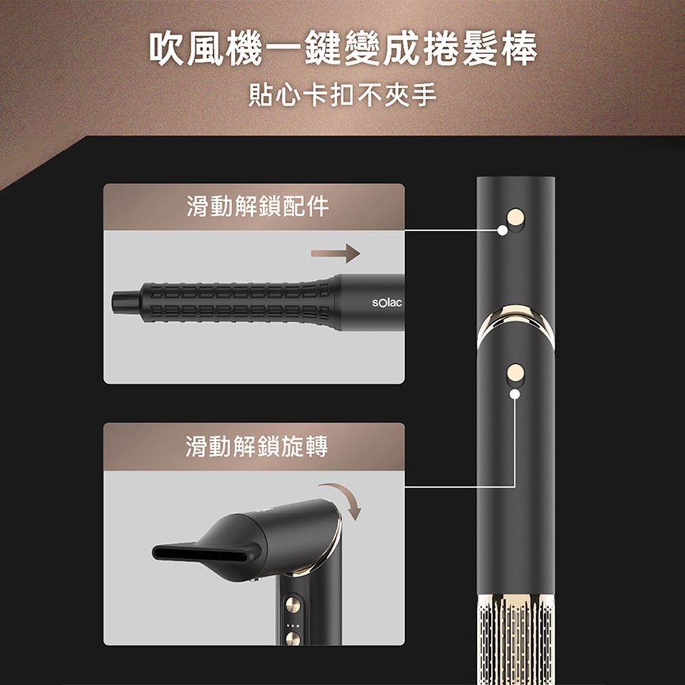 sOlac SO-WRAP 專業造型吹風機 SR-1000-細節圖5