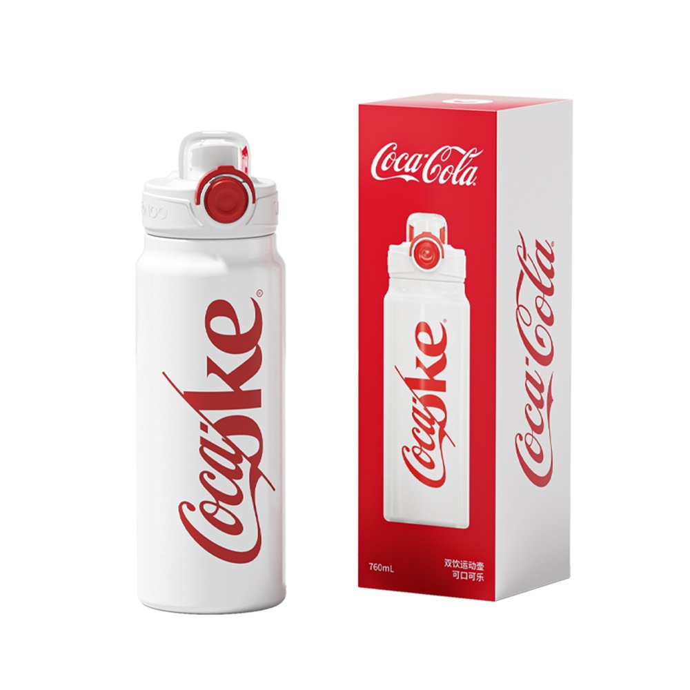 NONOO 可口可樂 雙飲運動壺 760ml NS760M1-規格圖8