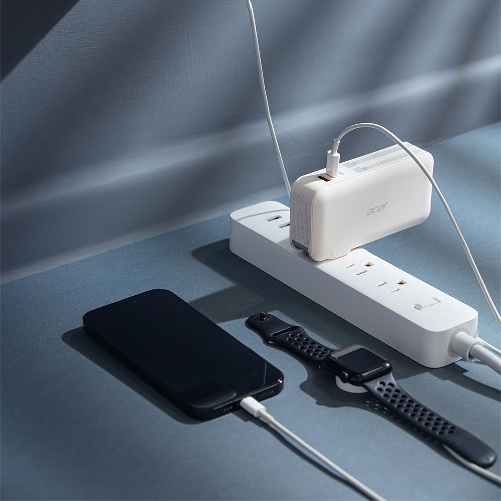 ACER 宏碁 10000mAh 20W 自帶雙線AC行動電源 POT-465-細節圖4