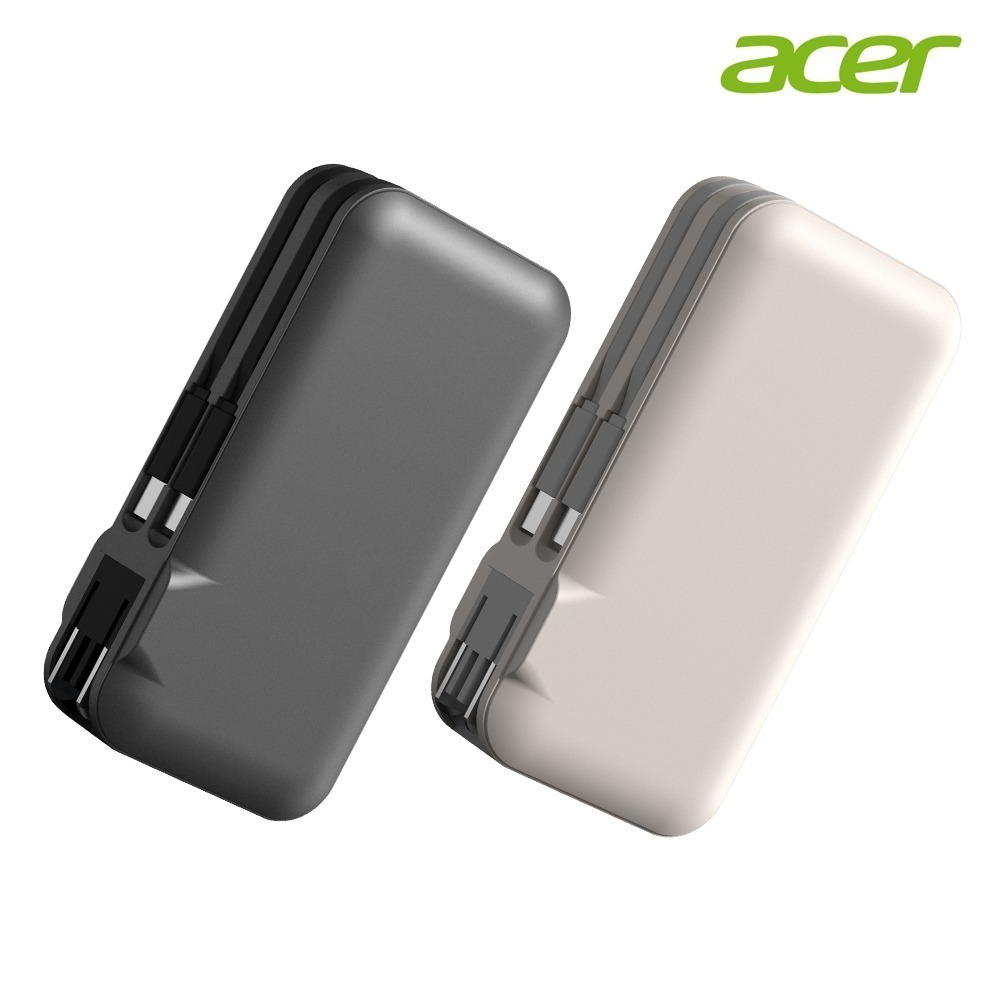 ACER 宏碁 10000mAh 20W 自帶雙線AC行動電源 POT-465-細節圖6