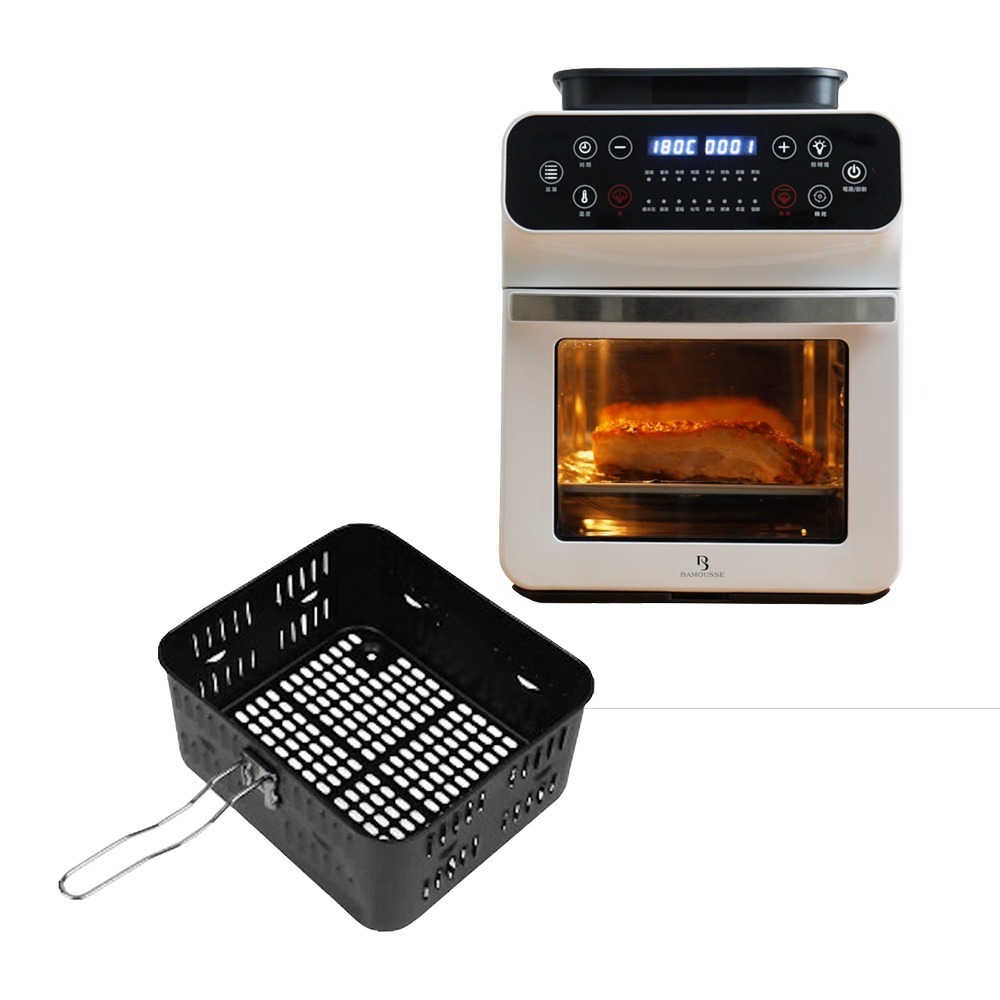 多功能蒸氣氣炸烤箱【加購炸籃套組】
