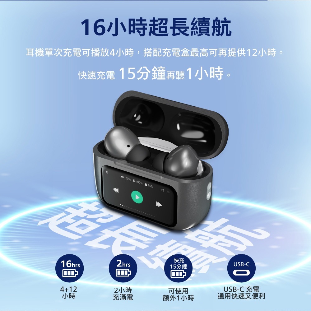 PHILIPS 飛利浦 觸控螢幕藍牙耳機 TAT2630-細節圖9