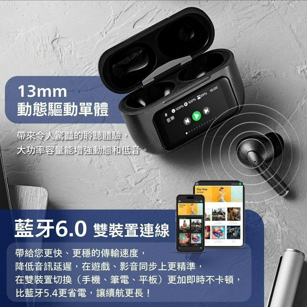 【好禮限時購】PHILIPS 飛利浦 觸控螢幕藍牙耳機 TAT2630-細節圖8