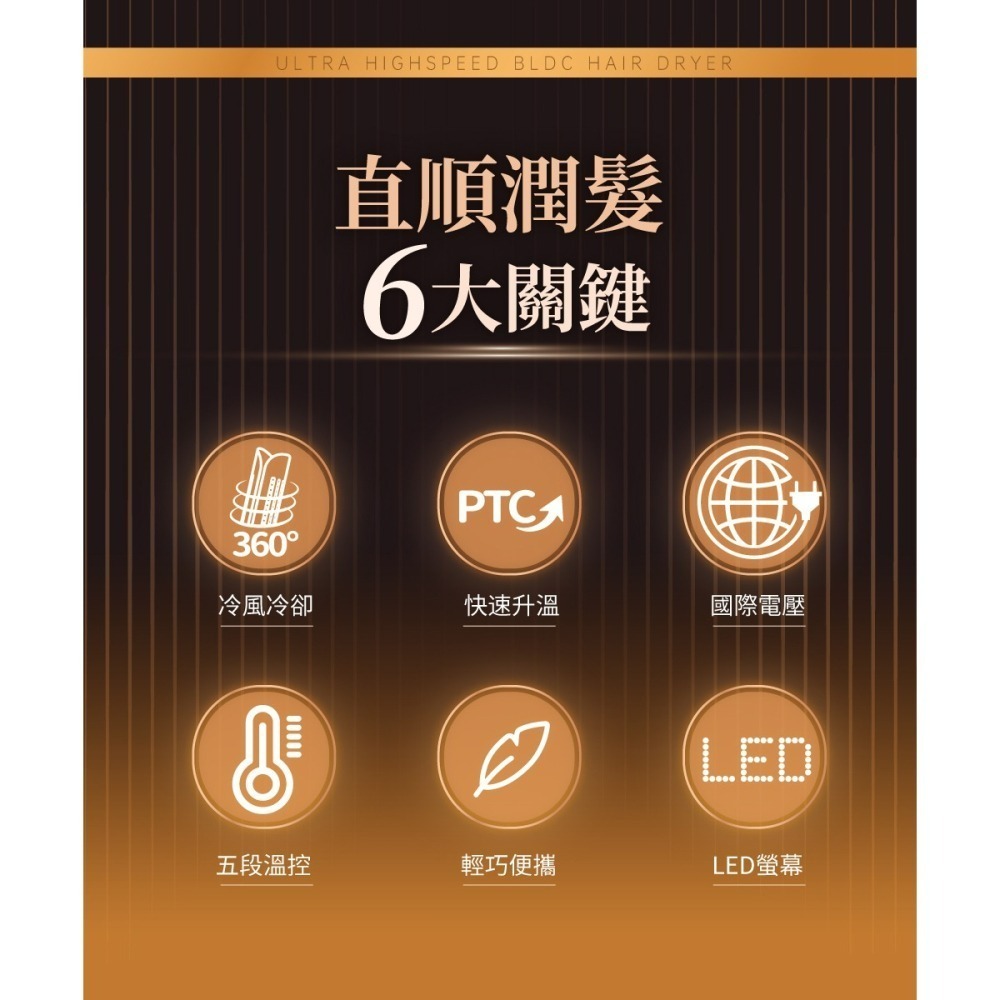 WHALL 3D氣流循環直髮夾 WS-101-細節圖3