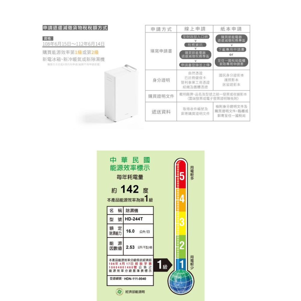 [amadana] 極靜高效除濕機16LHD-244T-細節圖9