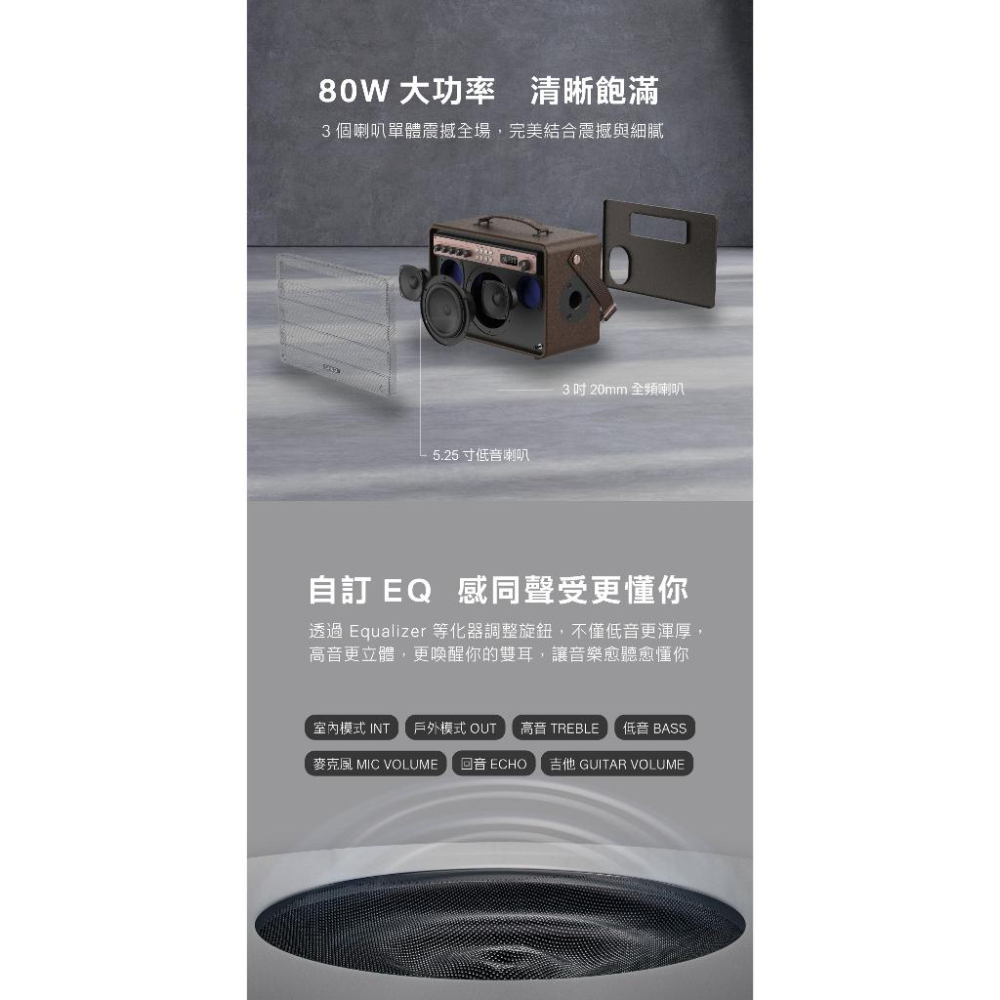 AIWA 愛華 藍牙喇叭 MI-X440 Enigma Beta-細節圖2