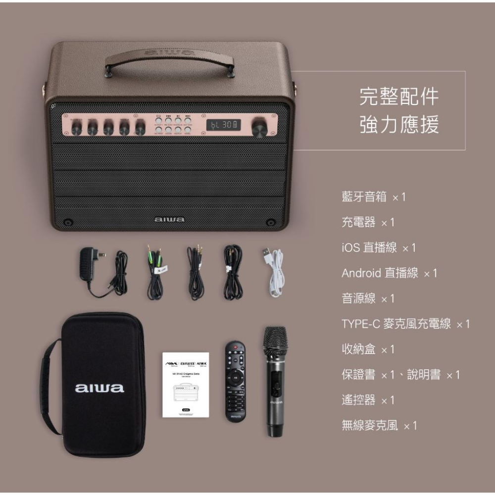 AIWA 愛華 藍牙喇叭 MI-X440 Enigma Beta-細節圖8