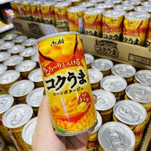 🦁獅賣特實體店面 日本 Asahi 朝日 濃郁玉米濃湯 日本玉米濃湯 185g 罐裝