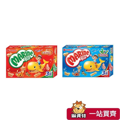 🦁獅賣特 韓國 好麗友 Orion 好多魚 魚型餅乾 小魚造型 盒裝餅乾 海苔風味 烤蝦風味