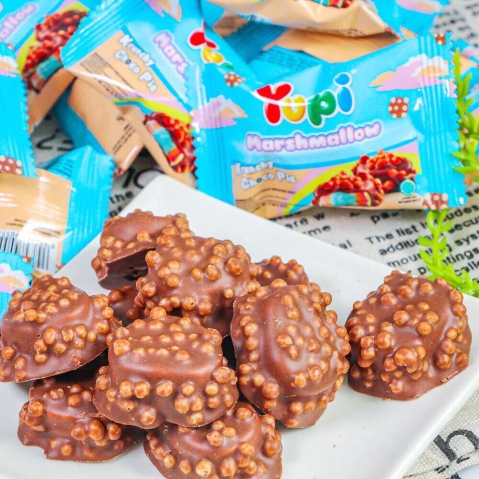 🦁獅賣特實體店面 彩虹棉花糖 黑可可風味彩虹棉花糖 棉花糖 巧克力棉花糖 108g-細節圖4