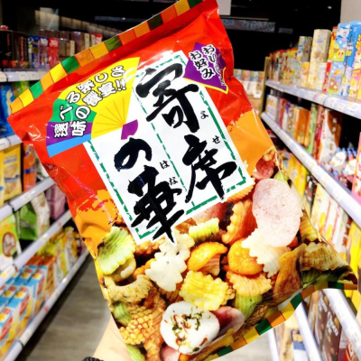 🦁獅賣特實體店面 日本 寄席之華米果 綜合海鮮米果 綜合米果 百貨超市狂銷熱賣-72g