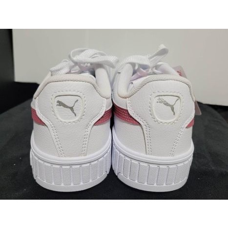 日本購買正版 PUMA CARINA 2.0 女款 運動 鞋 24cm 復古 385849-06 白色x粉色-細節圖4