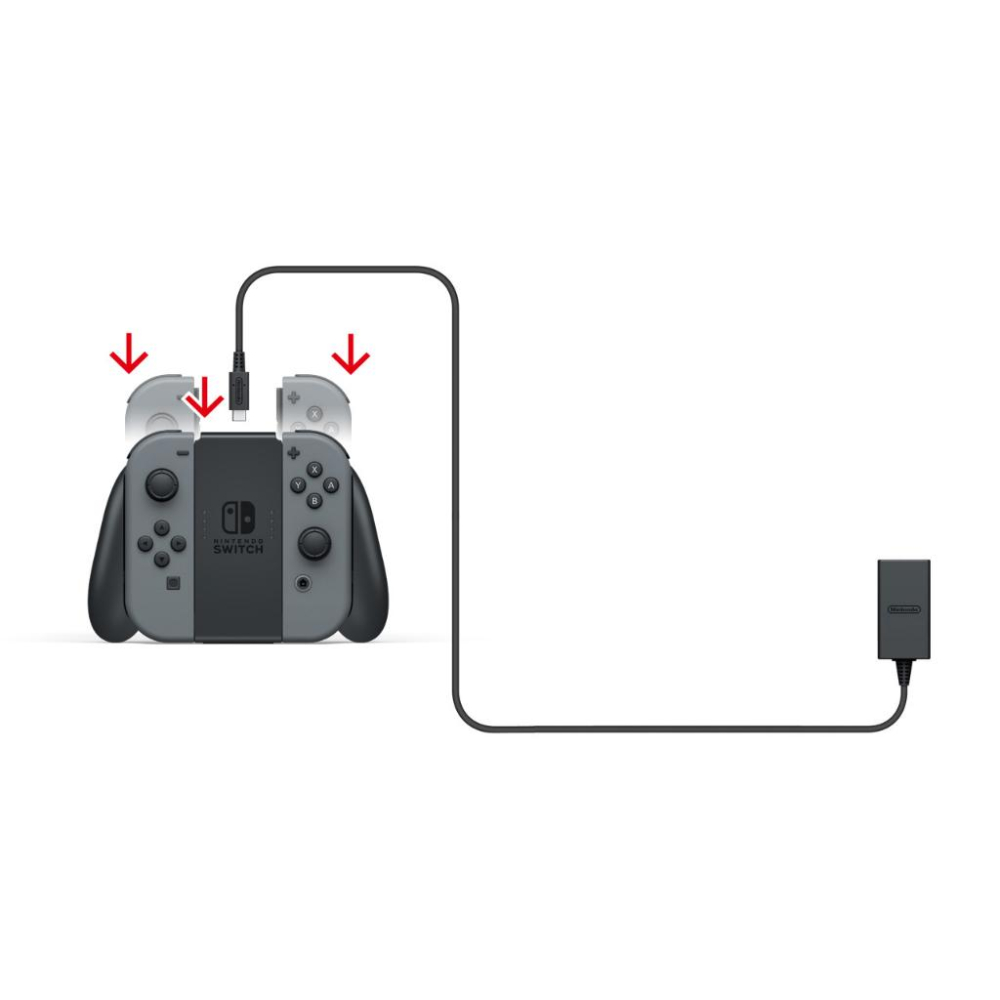 任天堂 Switch JOYCON 原廠 充電握把 充電手把 充電 【波波電玩】-細節圖4