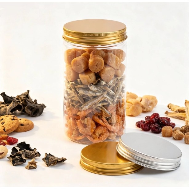 N瘋包裝 | 餅乾罐 螺旋罐 密封罐 PET塑膠罐 收納罐 儲物罐 咖啡罐 零食罐 罐子 塑膠瓶 分裝罐 透明塑膠罐-細節圖3