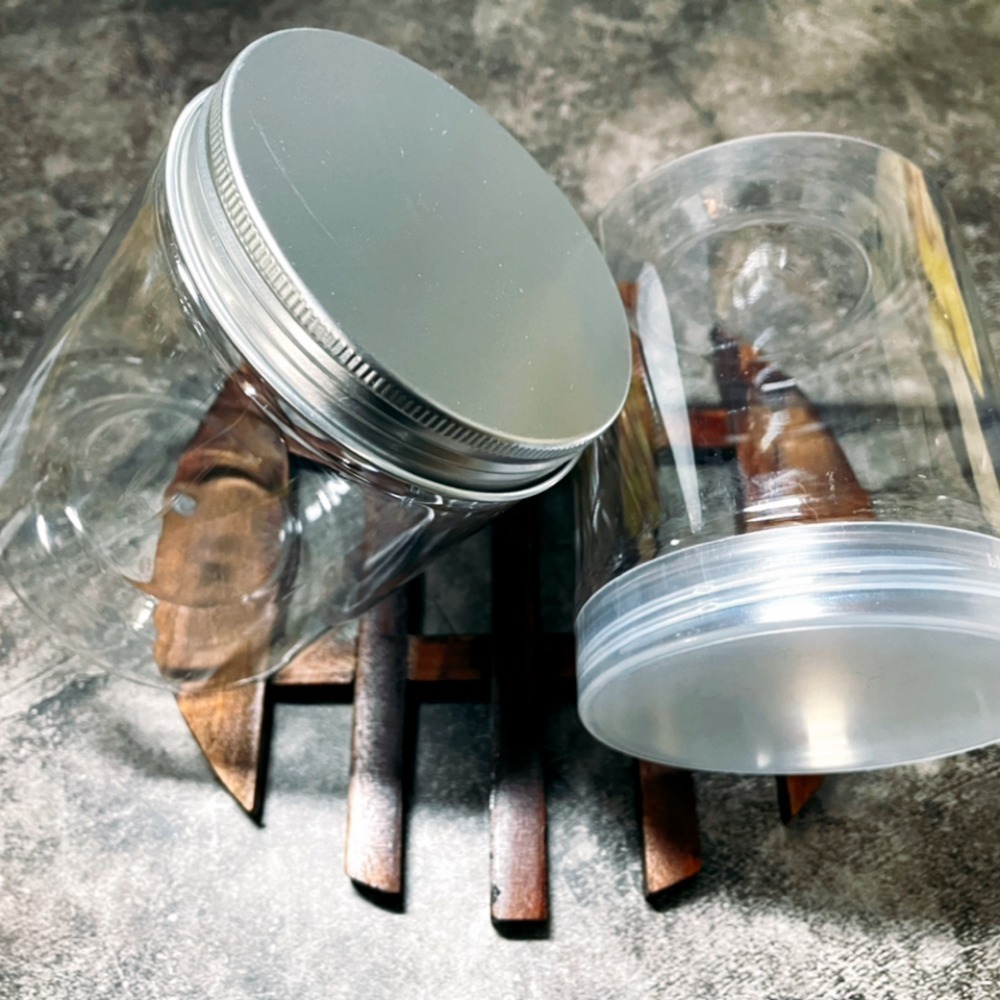 N瘋包裝 | 餅乾罐 螺旋罐 密封罐 PET塑膠罐 收納罐 儲物罐 咖啡罐 零食罐 罐子 塑膠瓶 分裝罐 透明塑膠罐-細節圖6