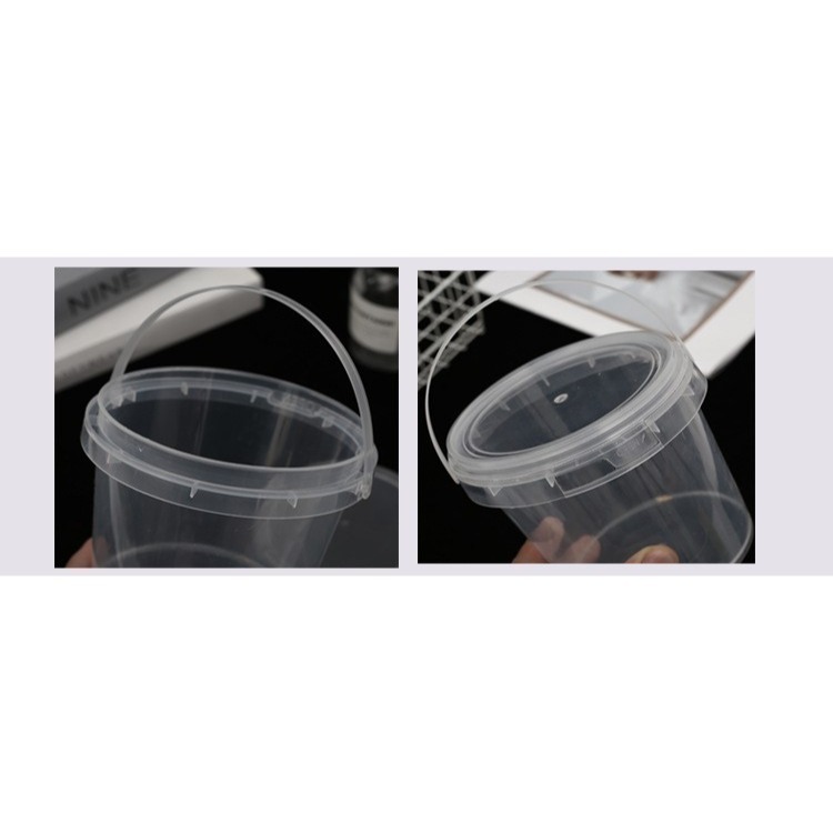 N瘋包裝 | 10入 泡芙桶 手提桶 塑膠罐 餅乾盒 收納罐 塑膠桶 奶茶桶 罐子 塑膠瓶 分裝罐 保鮮罐 塑料杯-細節圖11