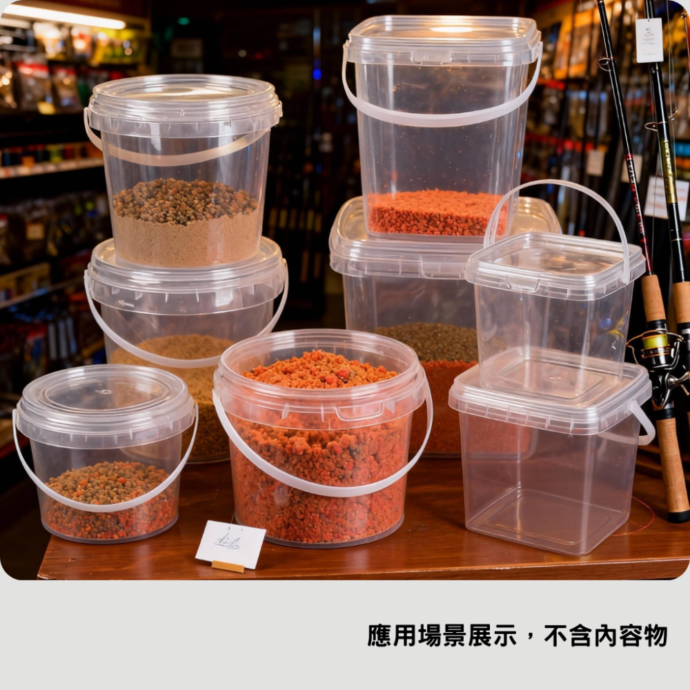 N瘋包裝 | 10入 泡芙桶 手提桶 塑膠罐 餅乾盒 收納罐 塑膠桶 奶茶桶 罐子 塑膠瓶 分裝罐 保鮮罐 塑料杯-細節圖5