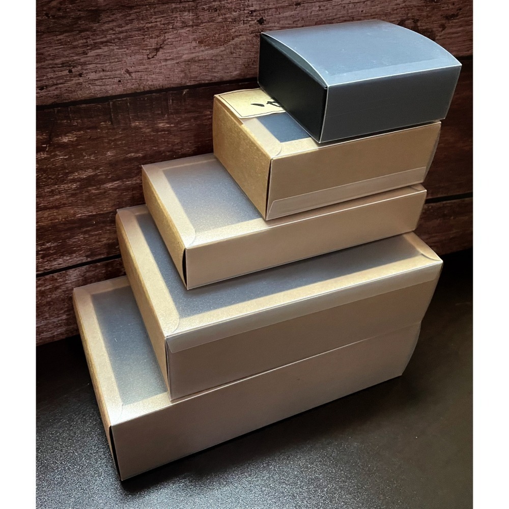 N瘋包裝 | 牛皮紙盒 磨砂紙盒 包裝盒 禮物盒 抽屜紙盒 手工皂盒 喜糖盒 磨砂透明盒 開窗包裝盒 通用禮盒 禮盒包裝-細節圖4