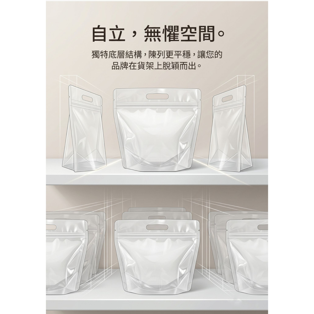 N瘋包裝 | 塑膠提袋 封口袋 八邊袋 夾鏈袋 餅乾袋  八邊包裝袋 手提八邊封 包裝立袋 食品包裝袋 分裝袋 保鮮袋-細節圖2