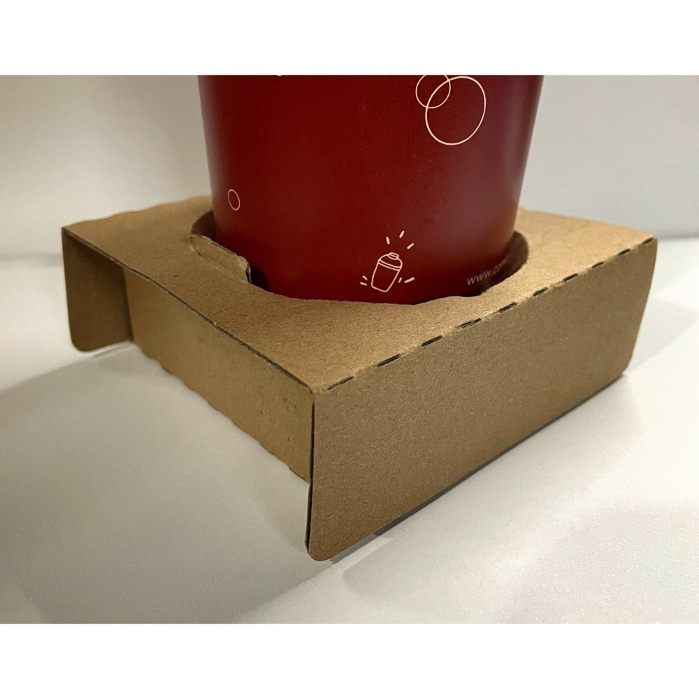 N瘋包裝 | 適用 孔徑50-80mm 飲料杯托 外送杯托 紙盒卡槽 紙杯托 咖啡杯托 外帶杯托 適用4號盒-細節圖7