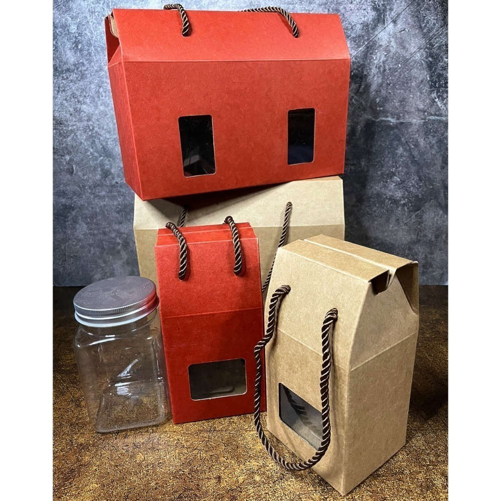 N瘋包裝 | 紙盒 開窗包裝盒 六角玻璃瓶 包裝盒 牛皮紙盒 餅乾盒 餅乾盒 塑膠罐 禮盒包裝 提盒 手提紙盒 玻璃瓶-細節圖3