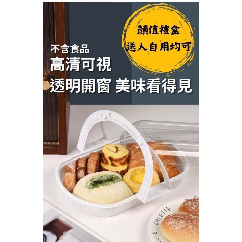 N瘋包裝 20入手提野餐盒 附蓋餐盒 便攜餐盒 水果餐盒 塑膠餐盒 露營用品 戶外野餐盒 一次性餐盒 擺攤餐盒 打包餐盒-細節圖3