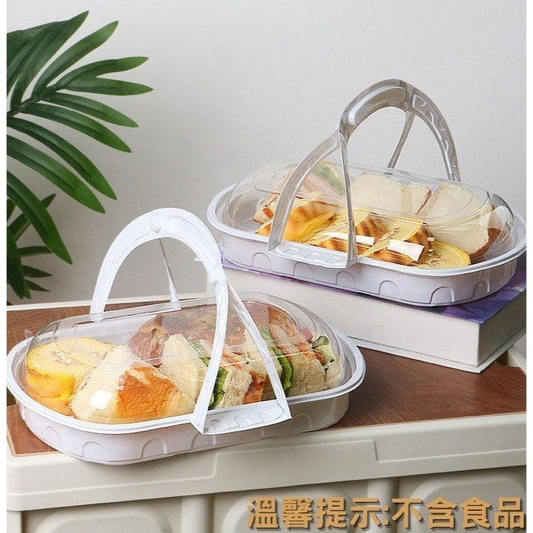 N瘋包裝 手提野餐盒 附蓋餐盒 便攜餐盒 水果餐盒 塑膠餐盒 露營用品 戶外野餐盒 一次性餐盒 擺攤餐盒 打包餐盒 便當-細節圖6