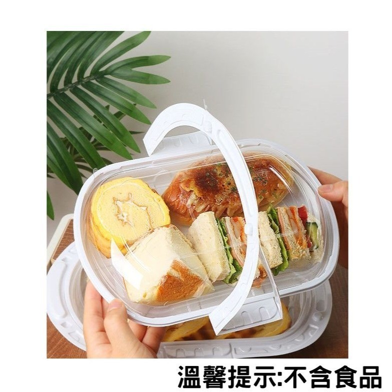 N瘋包裝 手提野餐盒 附蓋餐盒 便攜餐盒 水果餐盒 塑膠餐盒 露營用品 戶外野餐盒 一次性餐盒 擺攤餐盒 打包餐盒 便當-細節圖7