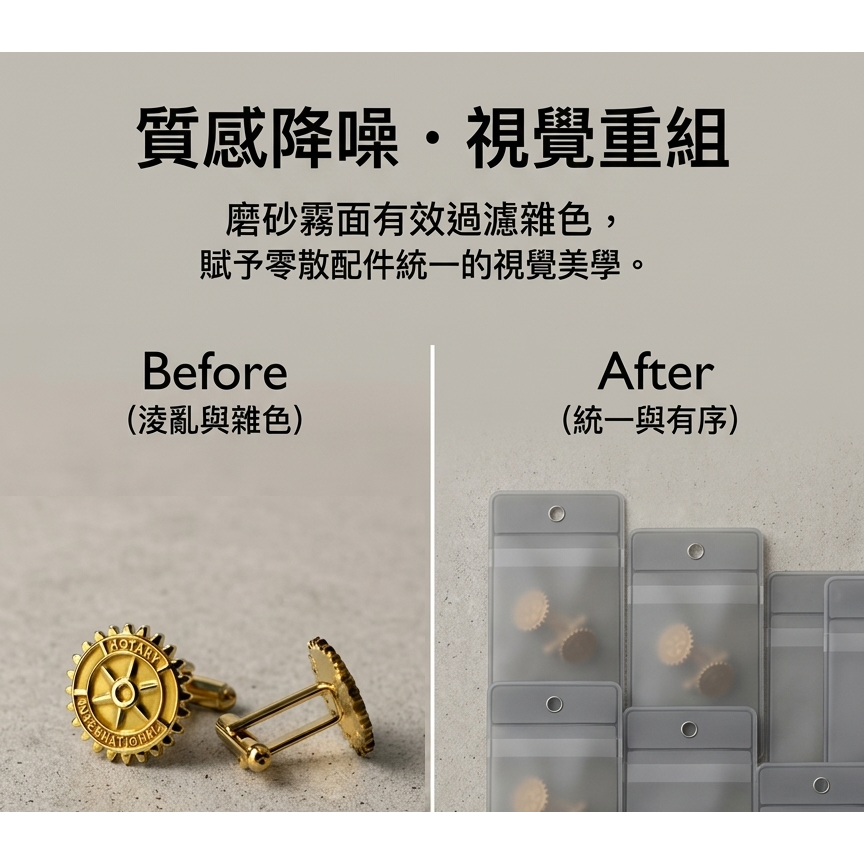 微客拓 | 4x6cm磨砂備釦袋-細節圖5