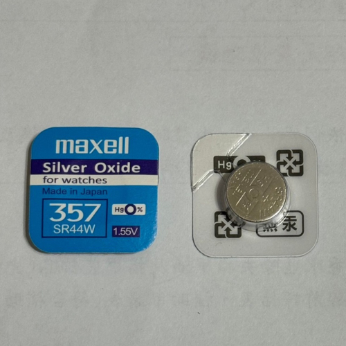 現貨 maxell 鈕扣電池1.55V SR44W (357) 水銀電池（包裝依廠商）