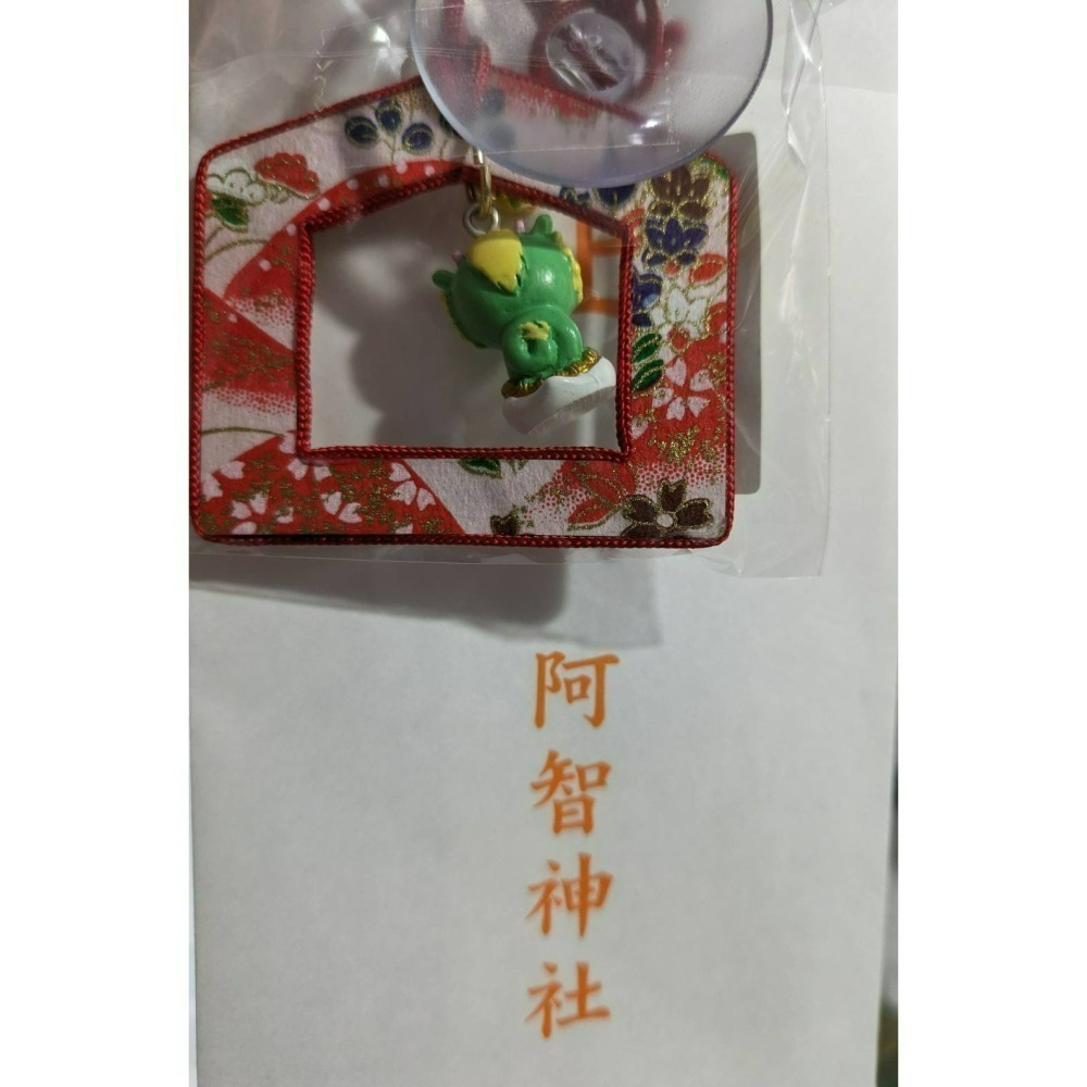 日本岡山倉敷總鎮守~阿智神社御守(花纏守/交通安全吸盤御守/車用交通安全守貼紙)-細節圖4