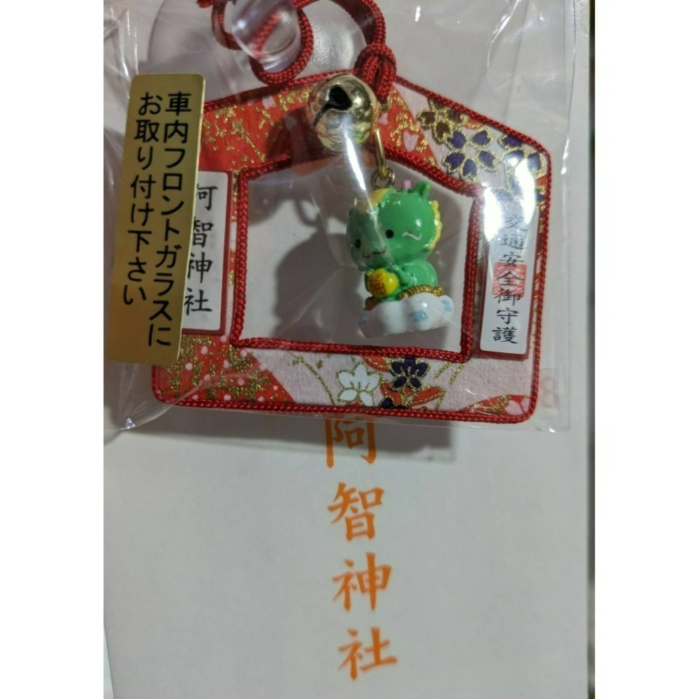 日本岡山倉敷總鎮守~阿智神社御守(花纏守/交通安全吸盤御守/車用交通安全守貼紙)-細節圖6